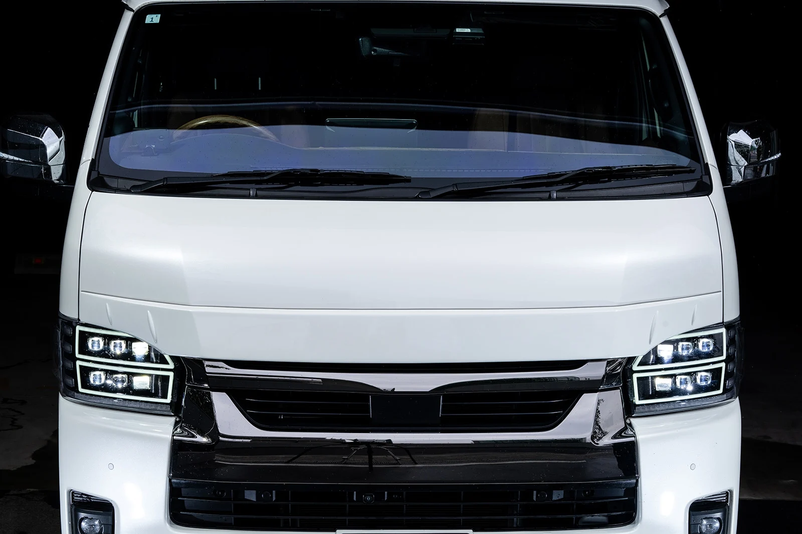 ชุดแต่ง TOYOTA 200HIACE Wide 4 /5 /6 /7 MODEL GDH/KDH/TRH211 2013.12~Rowen Japan ภาพ 8