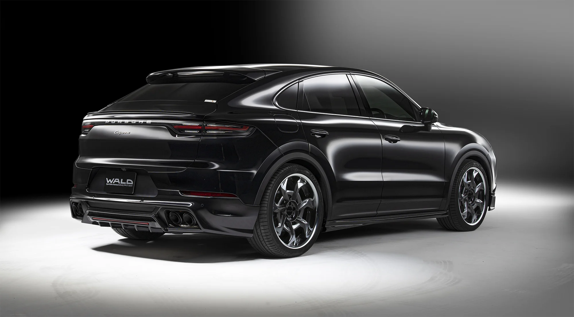 ชุดแต่ง PORSCHE CAYENNE COUPE WALD Japan สปอร์ตไลน์ แบล็กไบซัน เอดิชัน ภาพ 7