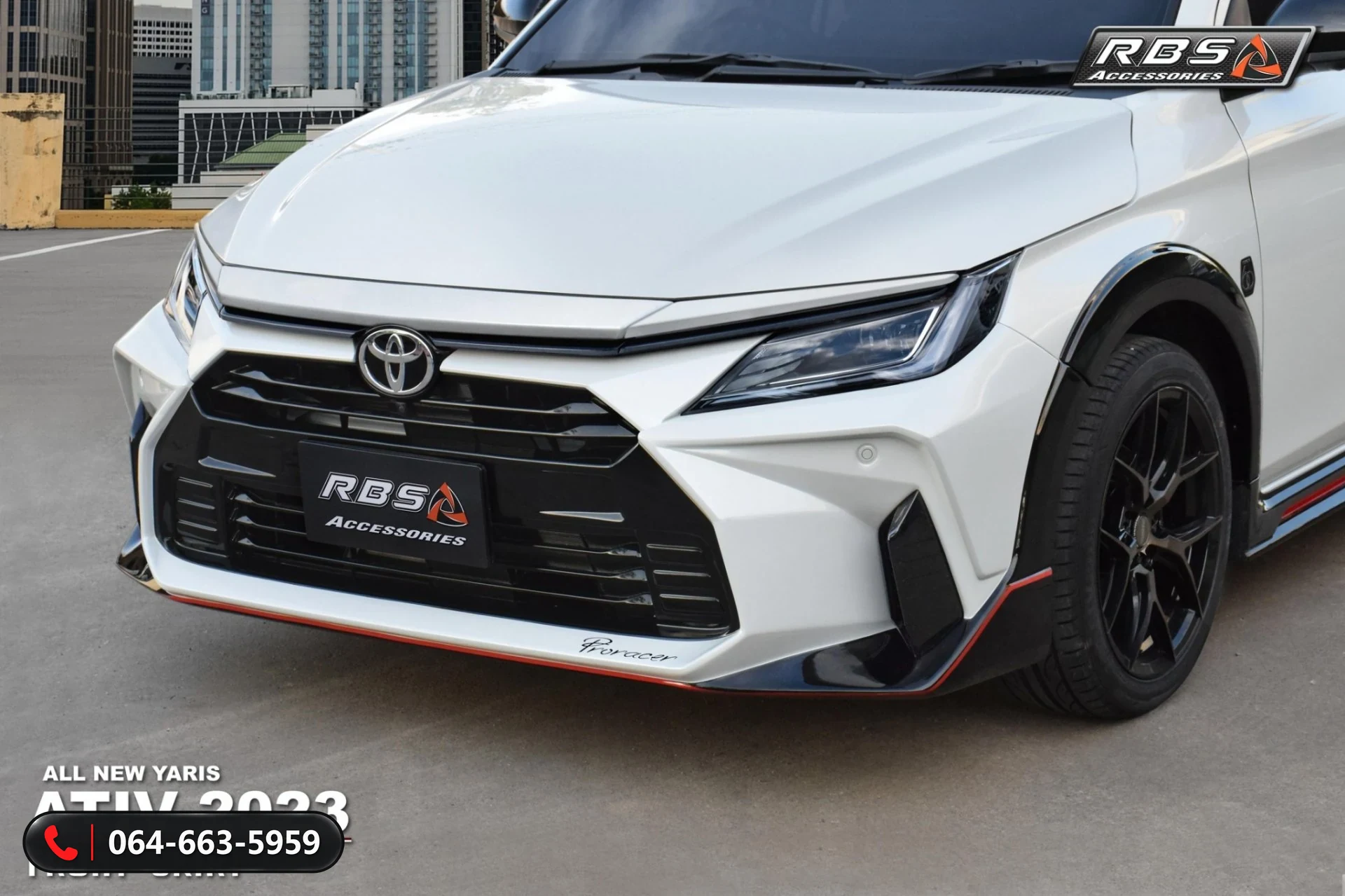 ชุดแต่ง TOYOTA YARIS ATIV 2023 PRO-RACER RBS ภาพ 5