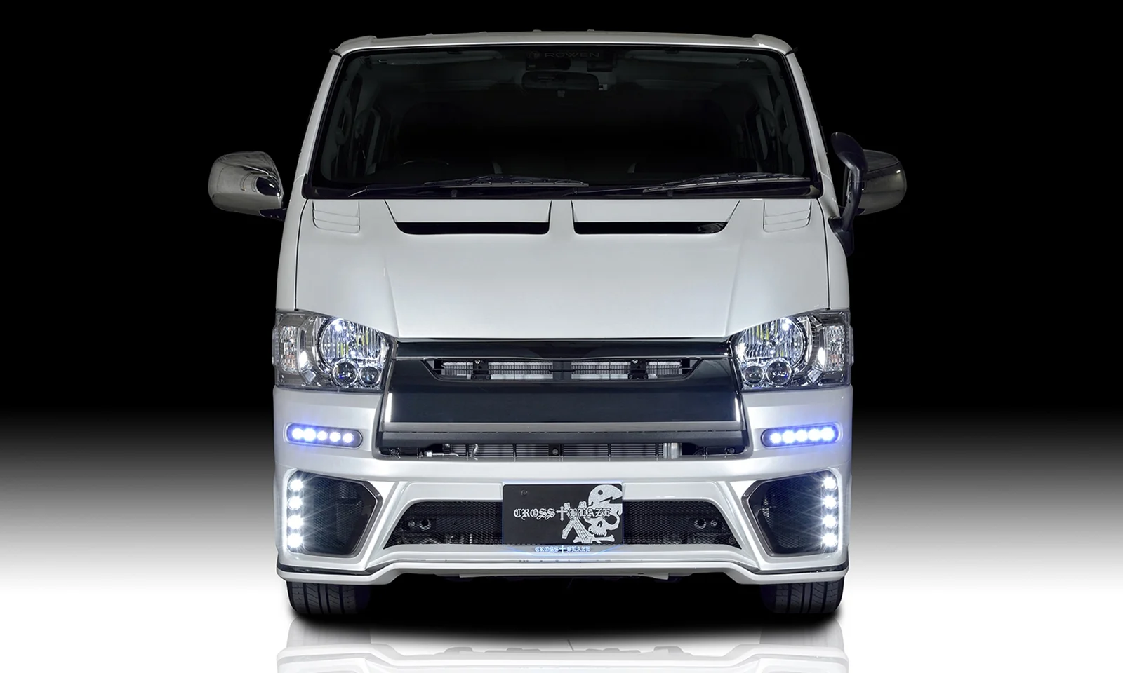 ชุดแต่ง TOYOTA 200HIACE 4 5 6 Bumper type KDH/TRH20# 2013.12~Rowen Japan ภาพ 8