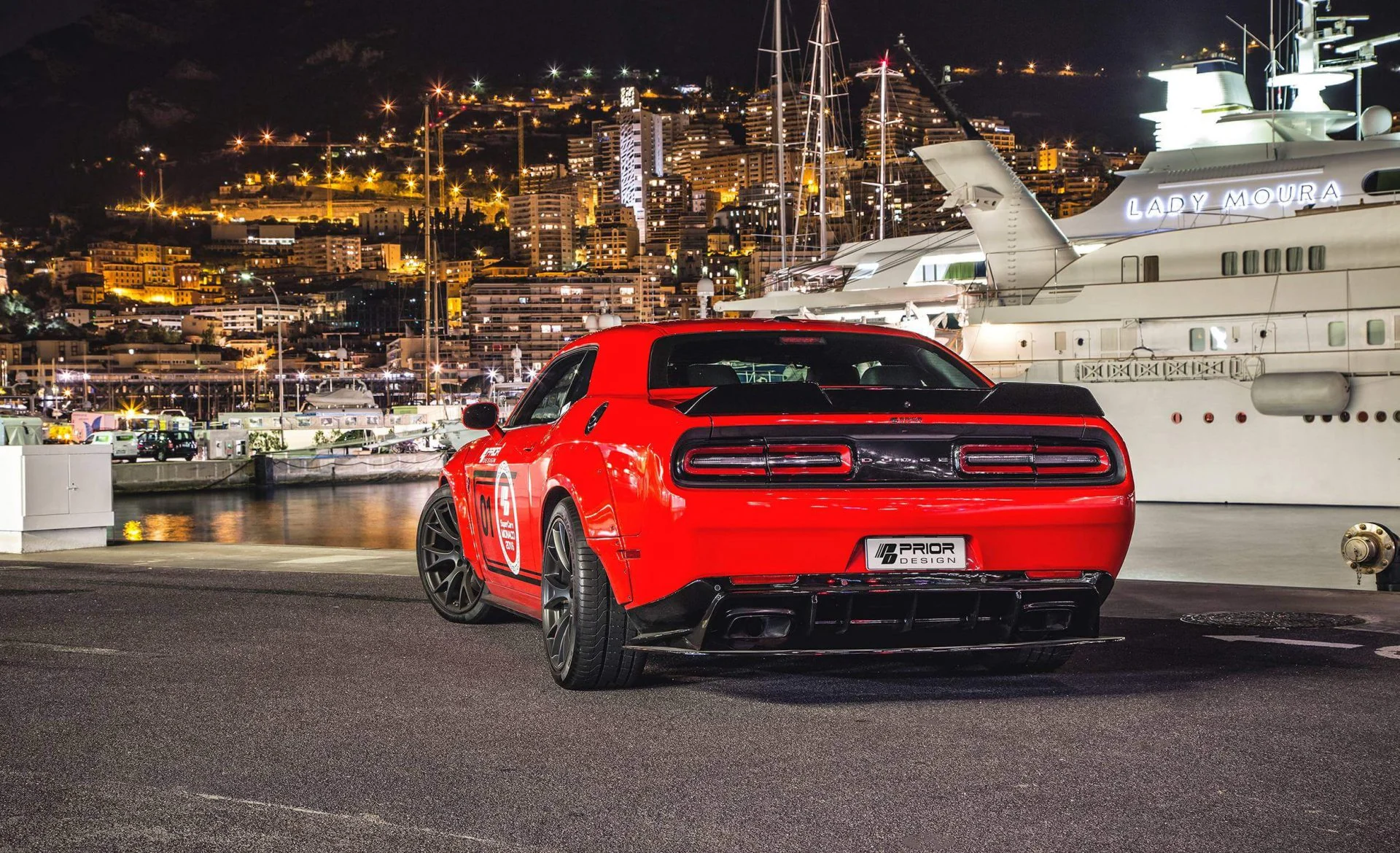 ลิ้นเสริมใต้ดิฟฟิวเซอร์หลัง PD900HC Prior Design DODGE Challenger ภาพสินค้าที่เลือก