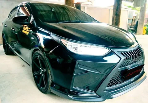 ชุดแต่งกันชนหน้า โตโยต้า YARIS ATIV 4ประตู และ 5ประตู bodykits – ภาพที่ 49