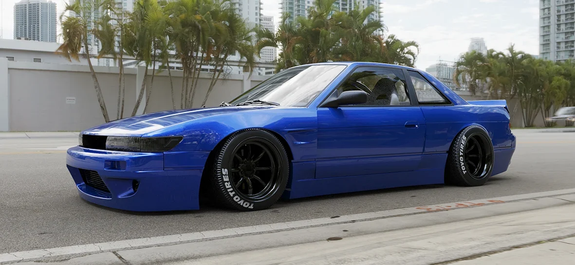 กันชนหน้า (ชิ้นแยก) - V1.0 NISSAN Silvia [S13] Rocket Bunny Racing ภาพสินค้าที่เลือก