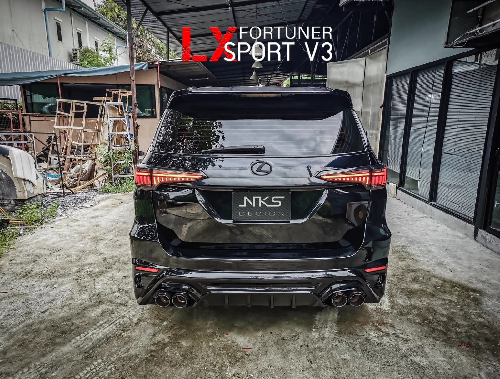 รูปชุดแต่ง ชุดแต่ง Toyota Fortuner 2020 2024 Lexus V.3 ภาพที่ 6