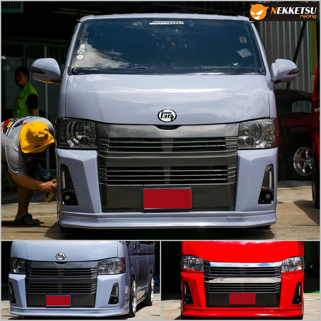 ชุดแต่ง TOYOTA Commuter รถตู้ 2005 2018 คอมมูเตอร์ หน้า Tf2