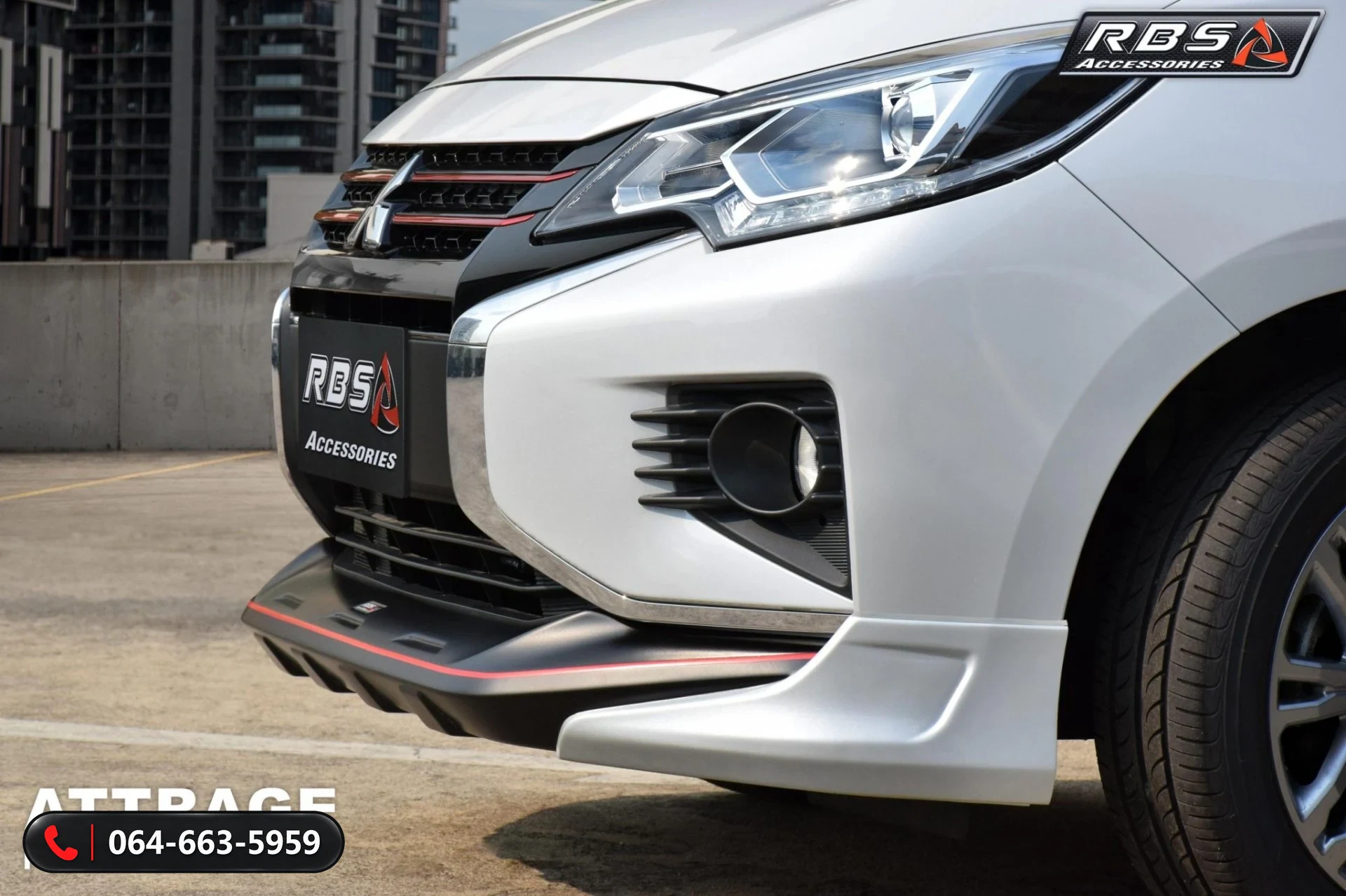 ชุดแต่ง MITSUBISHI ATTRAGE 2020 IDEO SPEED RBS ภาพ 5