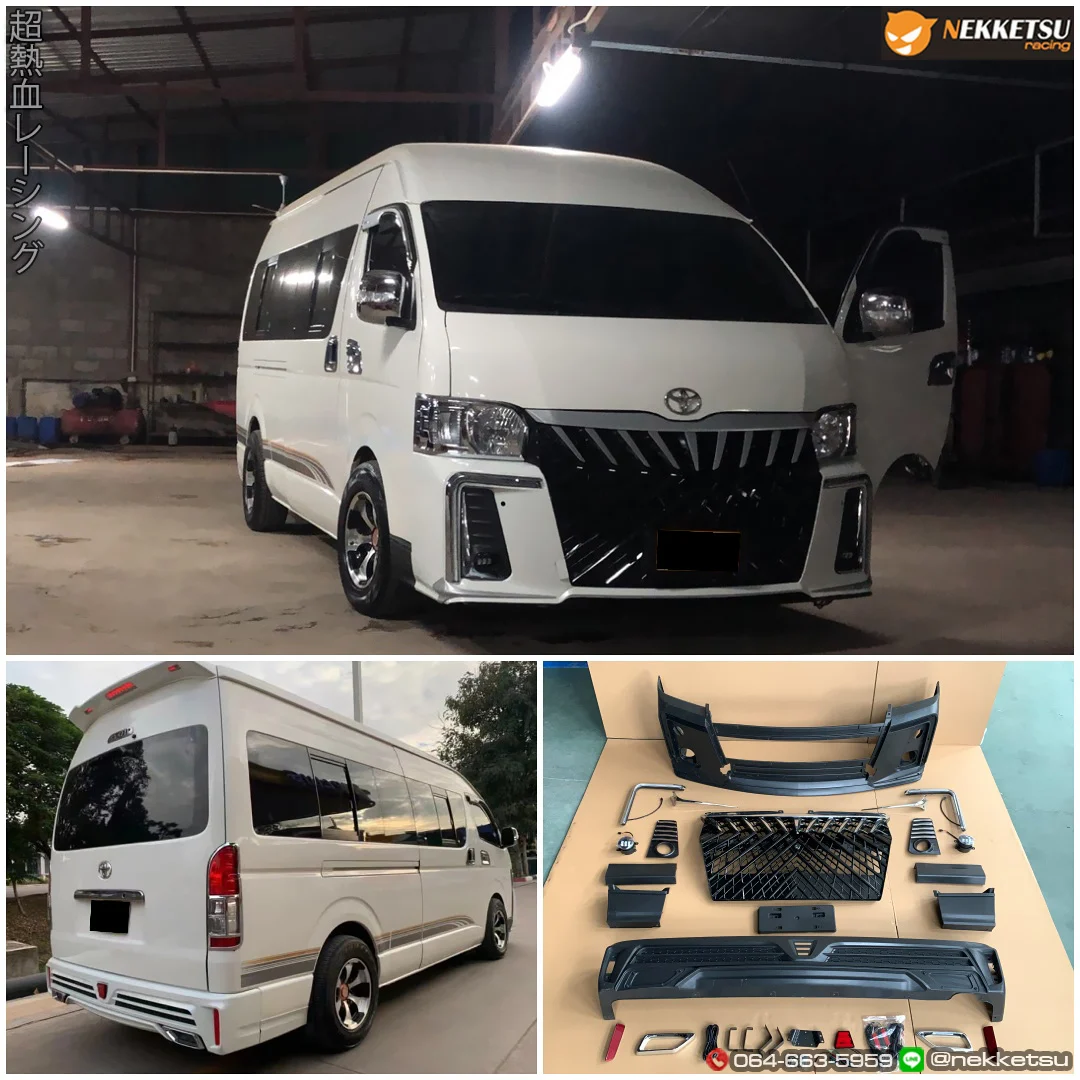 รูปชุดแต่ง ชุดแต่ง TOYOTA Commuter รถตู้ 2005 2018 ทรง Alphard V.2 ภาพที่ 19