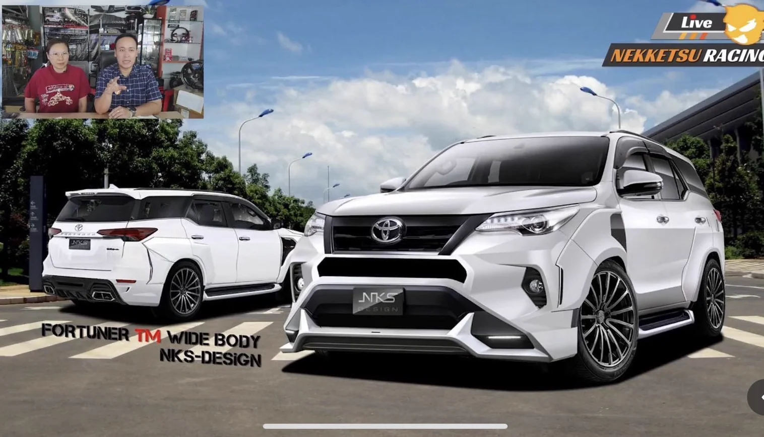 รูปชุดแต่ง ชุดแต่ง Toyota Fortuner 2015 2019 TM Wide Body ภาพที่ 3