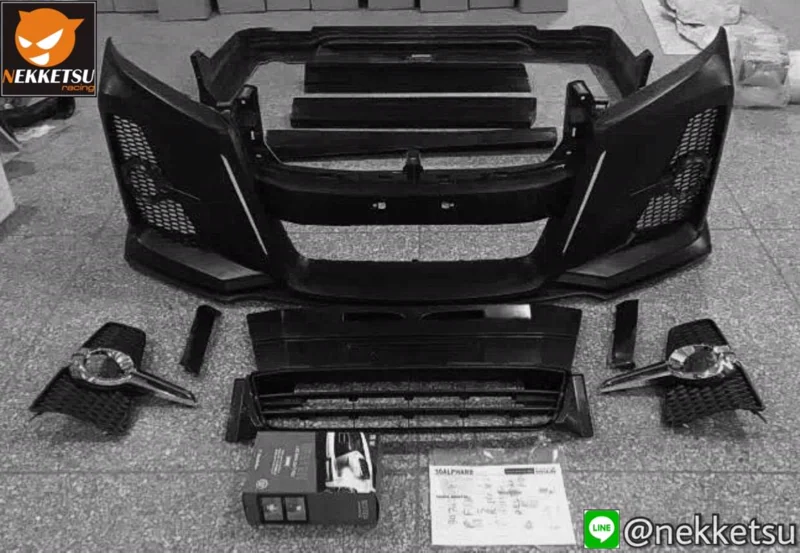 รูปชุดแต่ง ชุดแต่ง Toyota Alphard AH30 2015 2018 WALD ภาพที่ 6