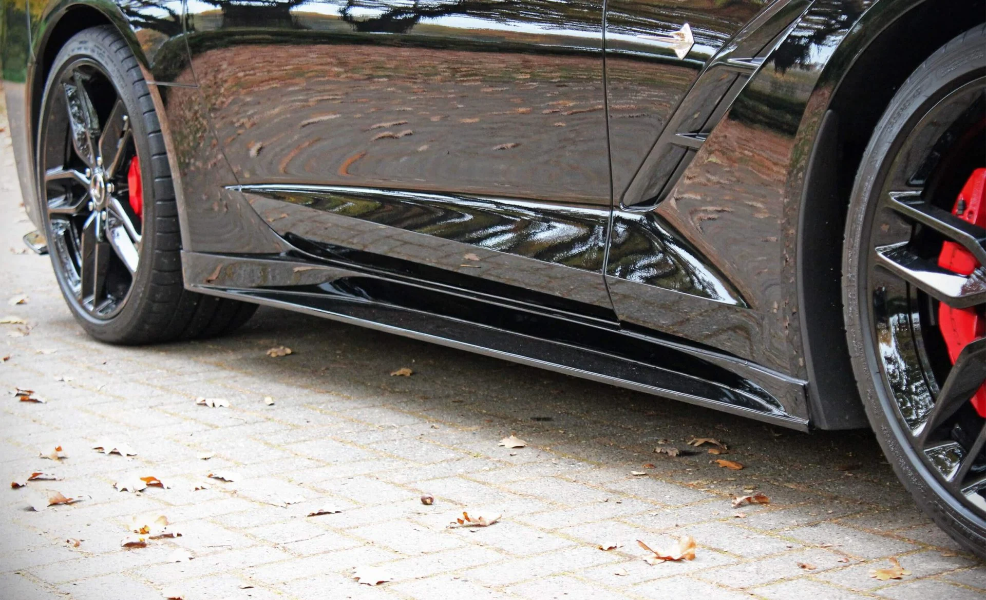 สเกิร์ตข้าง Prior Design PDR700 Side Skirts incl. Lip Spoiler for Chevrolet Corvette C7 ภาพสินค้าที่เลือก