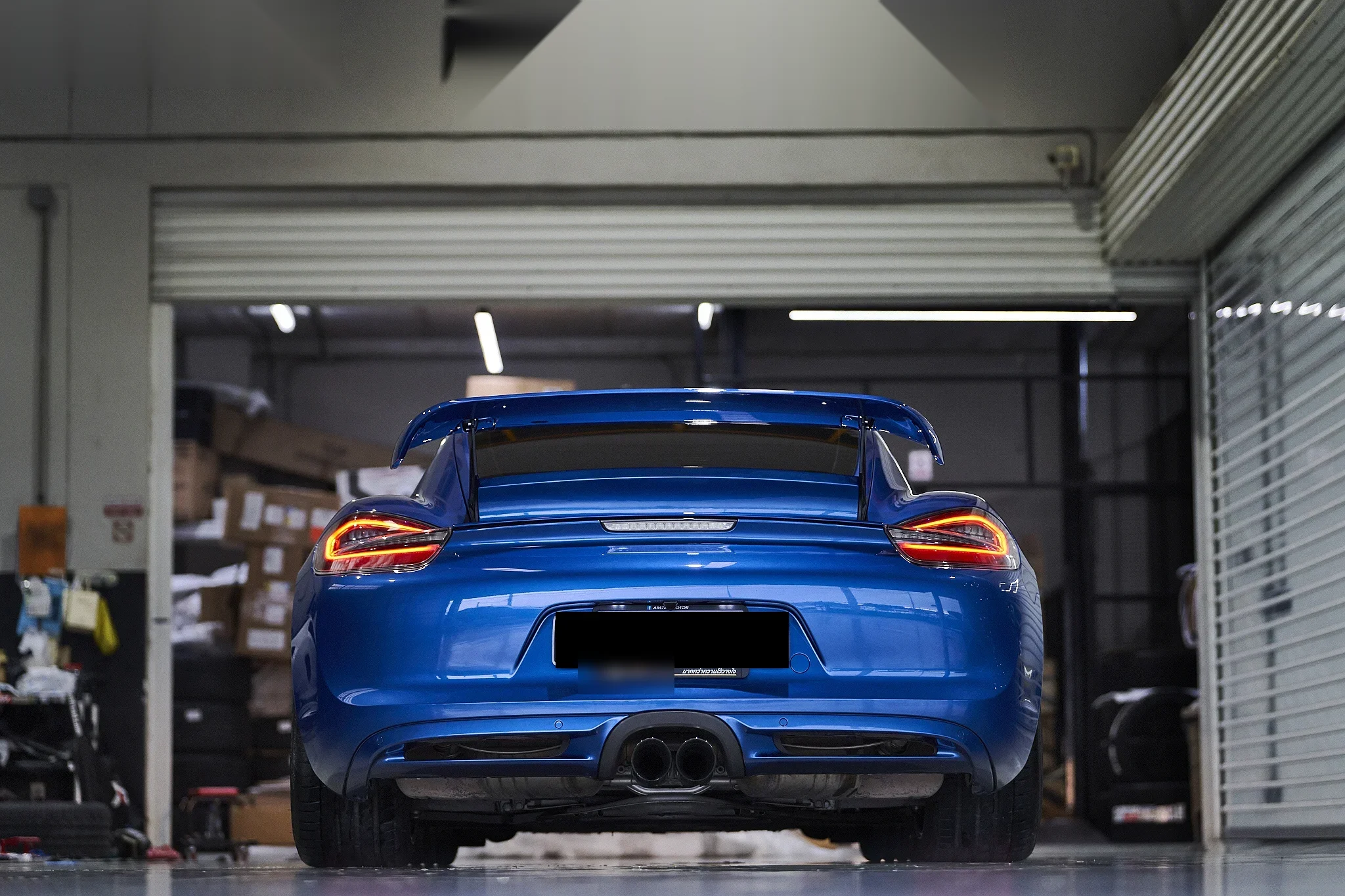ชุดแต่ง PORSCHE 981 SERIES Cayman 981 x TechArt สปอยเลอร์หลัง Prodrive Shop ภาพ 8