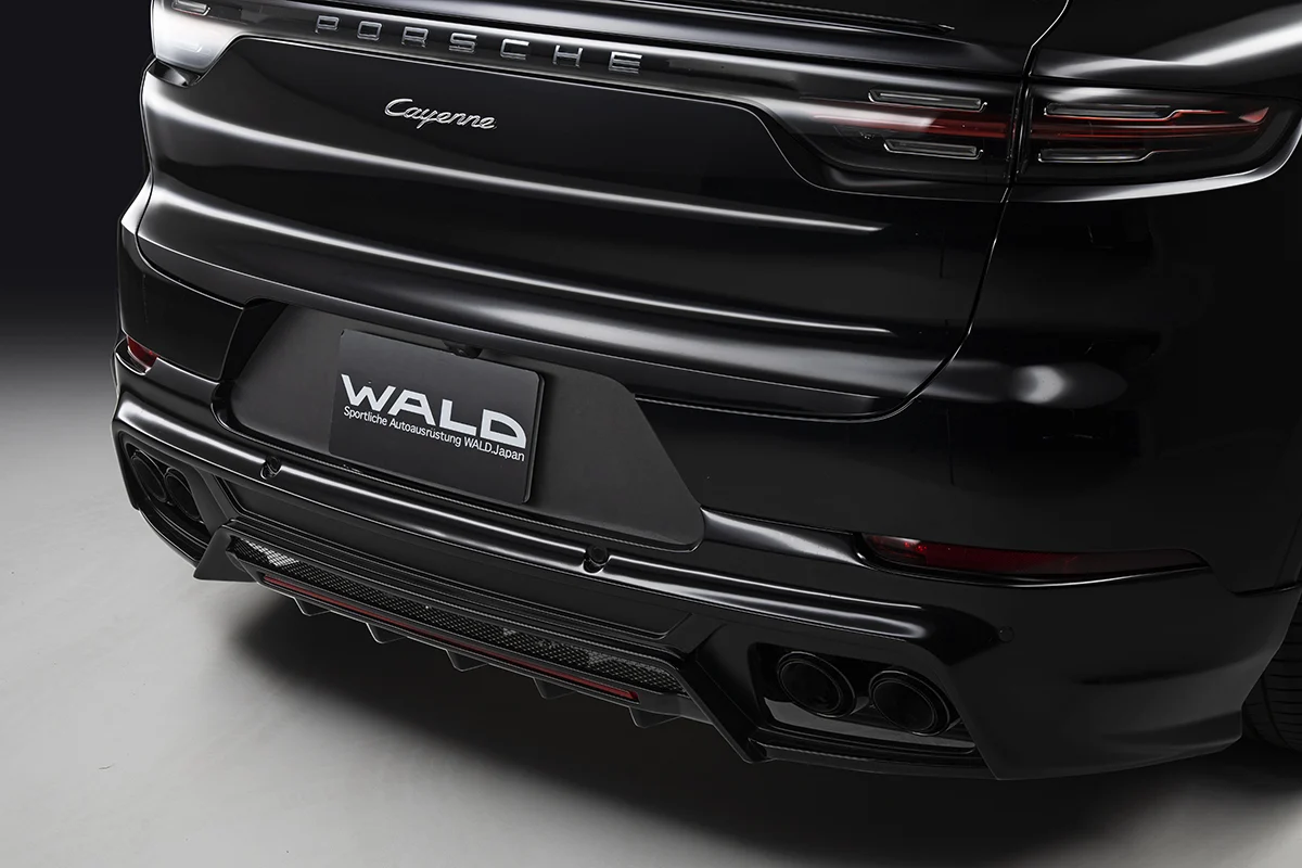 ชุดแต่ง PORSCHE CAYENNE COUPE WALD Japan สปอร์ตไลน์ แบล็กไบซัน เอดิชัน ภาพ 9