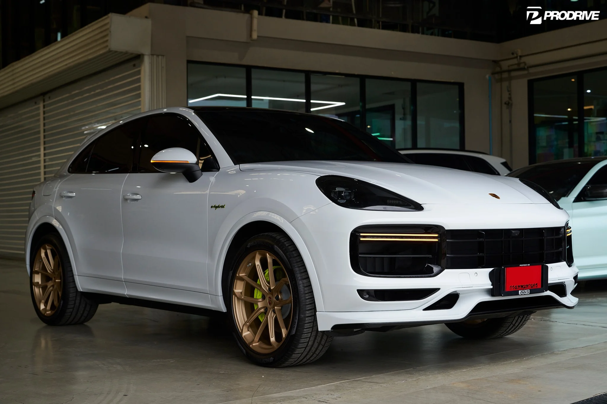 ชุดแต่ง PORSCHE E3 Porsche Cayenne Coupe x DRL Daylight Running Lamp Prodrive Shop ภาพ 1