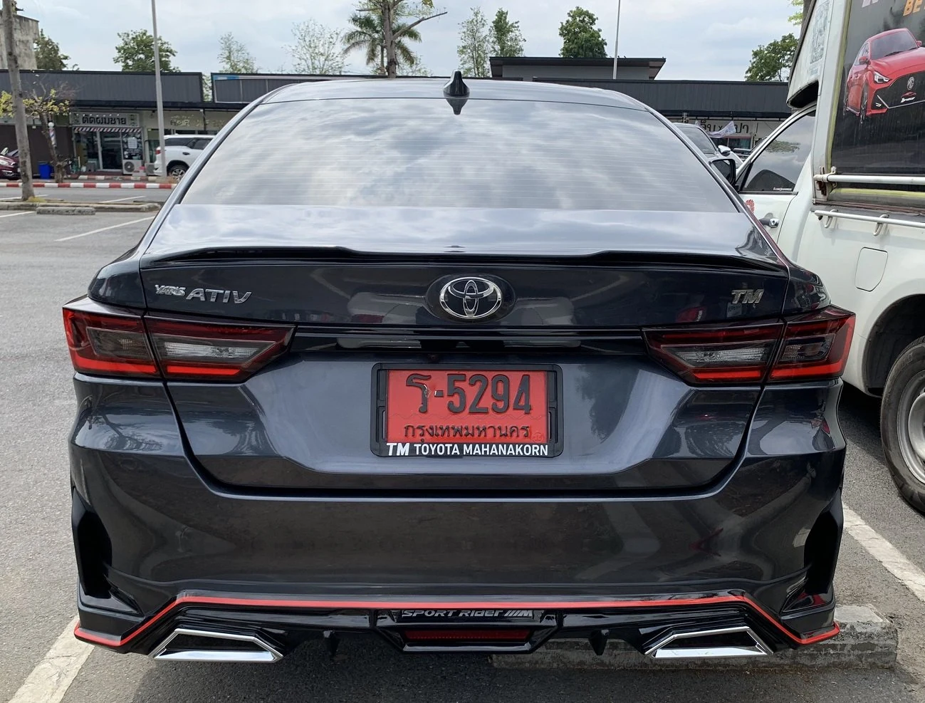 ชุดแต่ง TOYOTA YARIS ATIV สปอยเลอร์ Ativ 2023 แนบ RiderM ภาพ 5