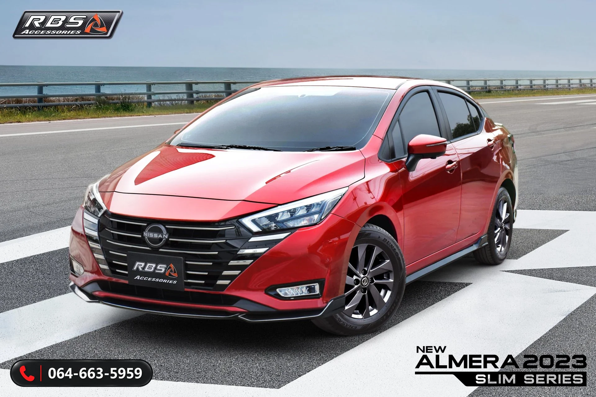 ชุดแต่ง NISSAN ALMERA 2023 SLIM SERIES RBS ภาพ 3