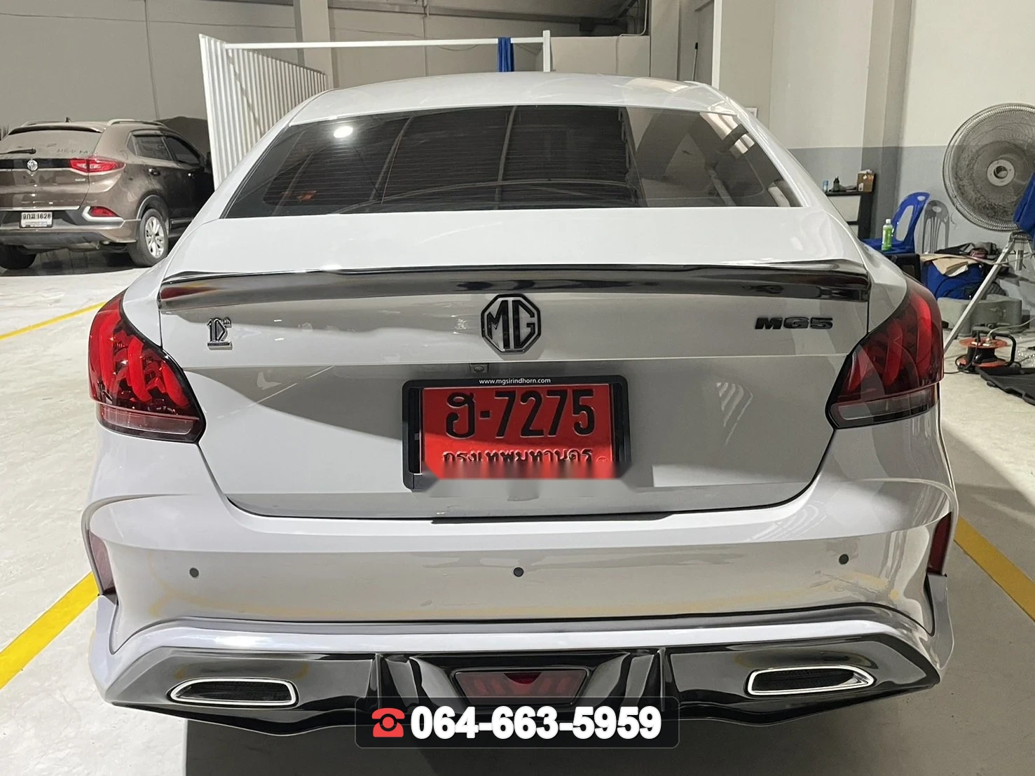 ชุดแต่ง MG 5 สปอยเลอร์ MG5 แนบ RiderM ภาพ 4