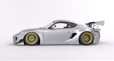 โป่งซุ้มล้อหลัง - 100mm (ชิ้นแยก) - V1.0 PORSCHE Cayman 987.1 Pandem ภาพสินค้า 1