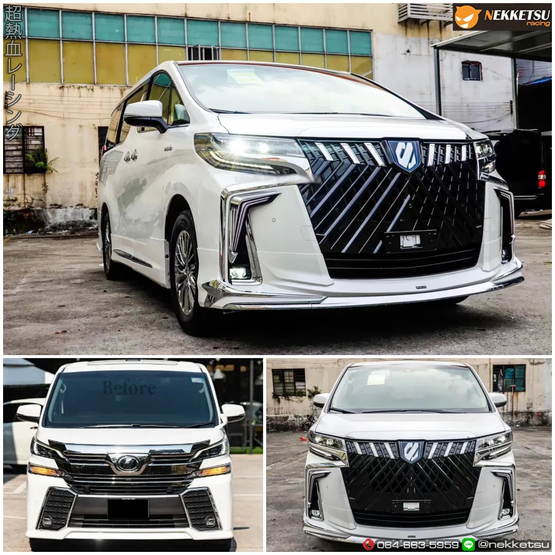 รูปชุดแต่ง ชุดแต่ง Toyota Vellfire30 2015 2017 to Alphard 2020 ภาพที่ 3