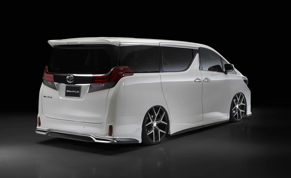 ชุดแต่ง TOYOTA ALPHARD S/SA/SR WALD Japan สปอร์ตไลน์ HALF TYPE ภาพ 8