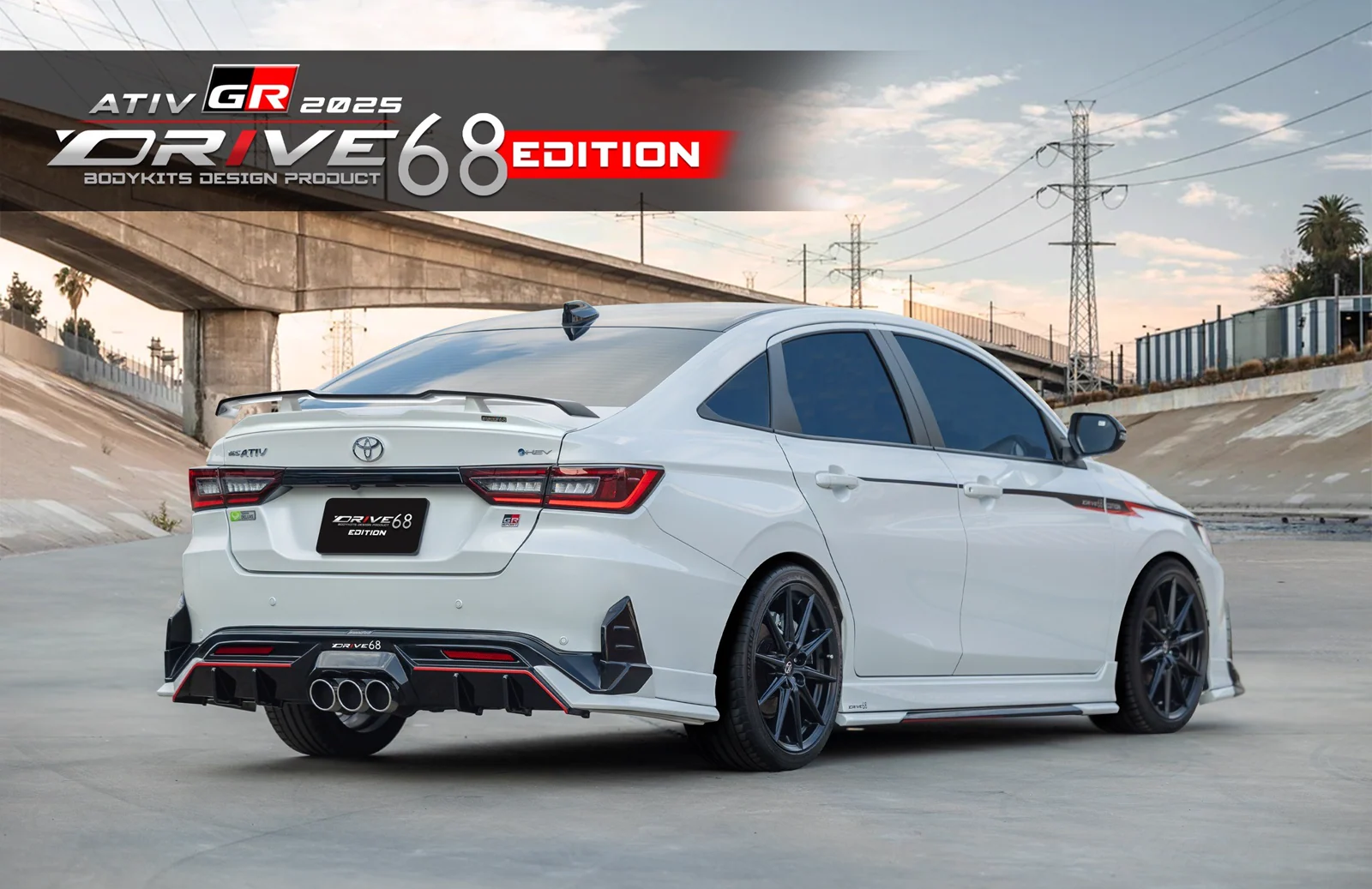 รูปชุดแต่ง ชุดแต่ง Toyota Yaris Ativ 24 26 GR Sport 2025 ภาพที่ 2