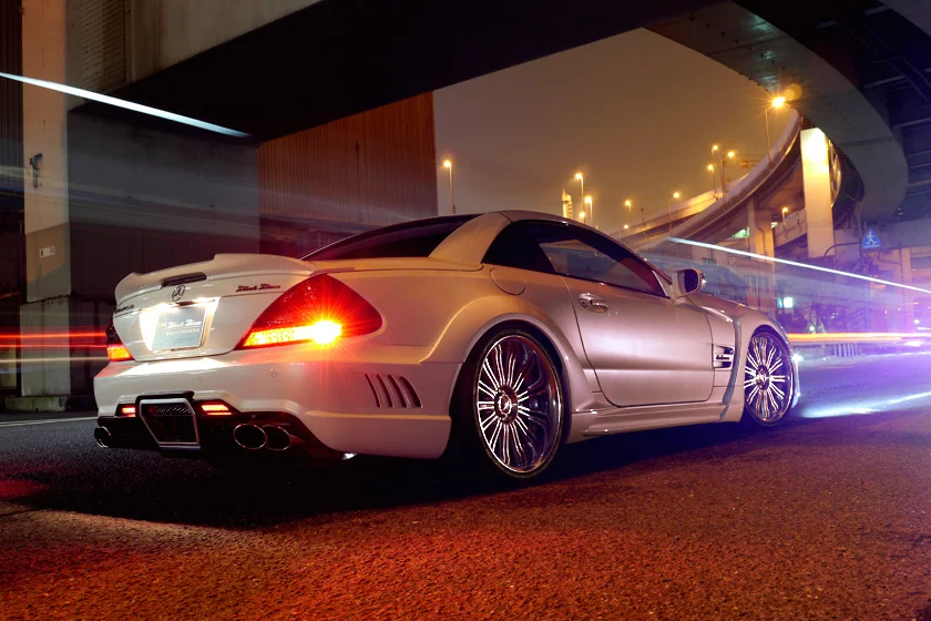 ชุดแต่ง MERCEDES-BENZ SL-CLASS WALD Japan สปอร์ตไลน์ แบล็กไบซัน เอดิชัน ภาพ 3