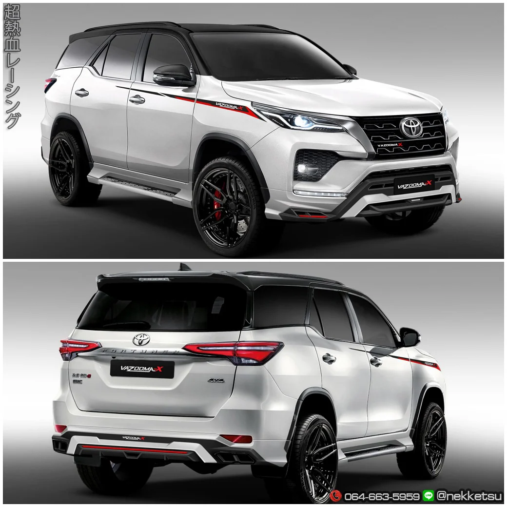 รูปชุดแต่ง ชุดแต่ง Toyota Fortuner 2020 2024 Drive 68 Vazooma X ภาพที่ 3