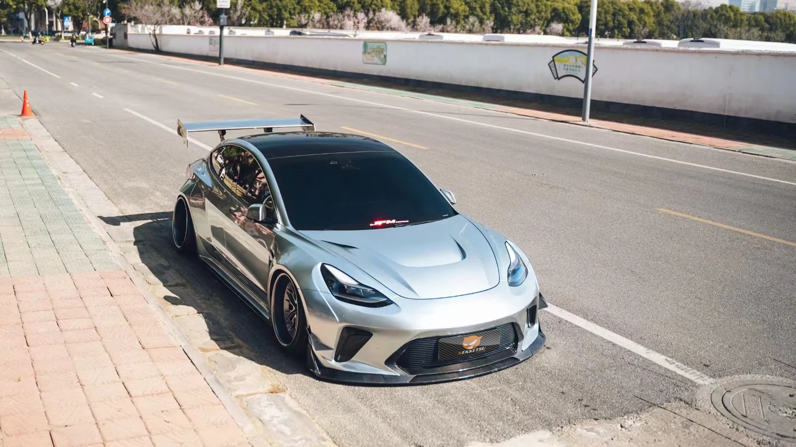 รูปชุดแต่ง ชุดแต่ง Tesla Model 3 widebody ภาพที่ 2