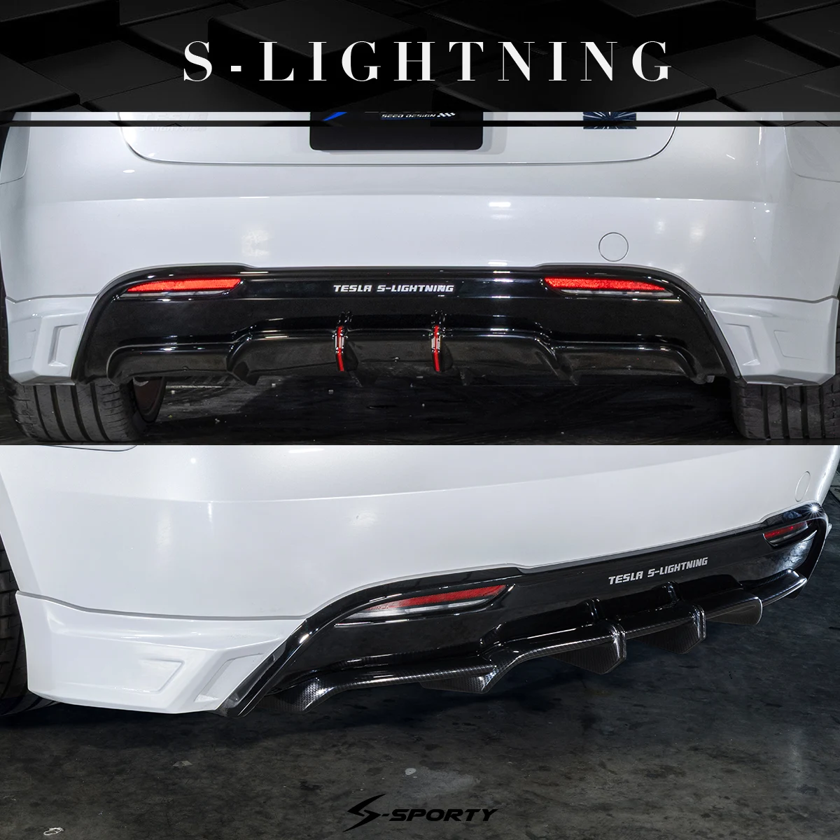 ชุดแต่ง Tesla Model 3 Performance S-LIGHTNING ภาพสินค้า 5