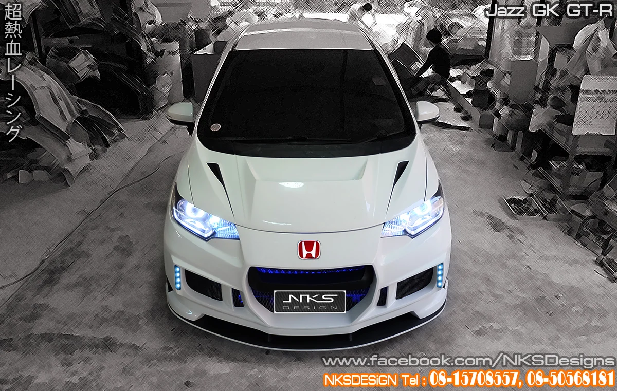 รูปชุดแต่ง ชุดแต่ง Honda Jazz GK 2014 2019 GTR ภาพที่ 5