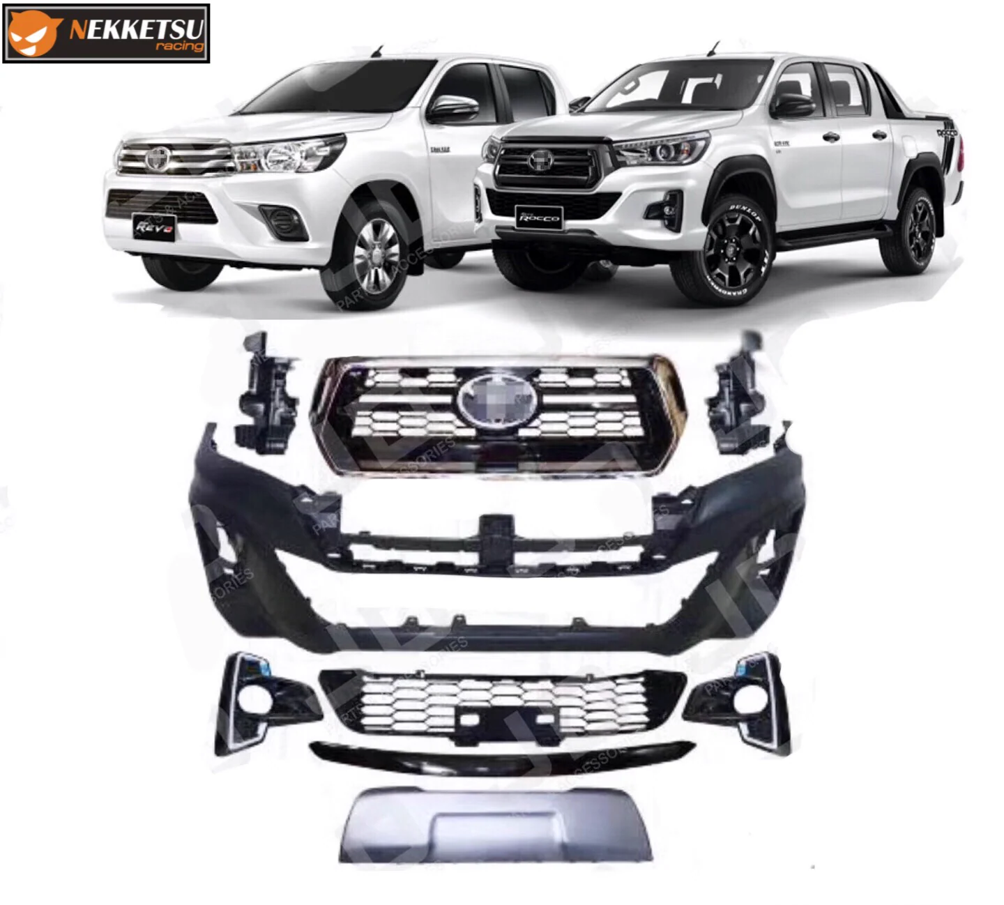 รูปชุดแต่ง ชุดแต่ง Toyota Hilux Revo 2015 2019 แปลง Revo เป็น Rocco ภาพที่ 3