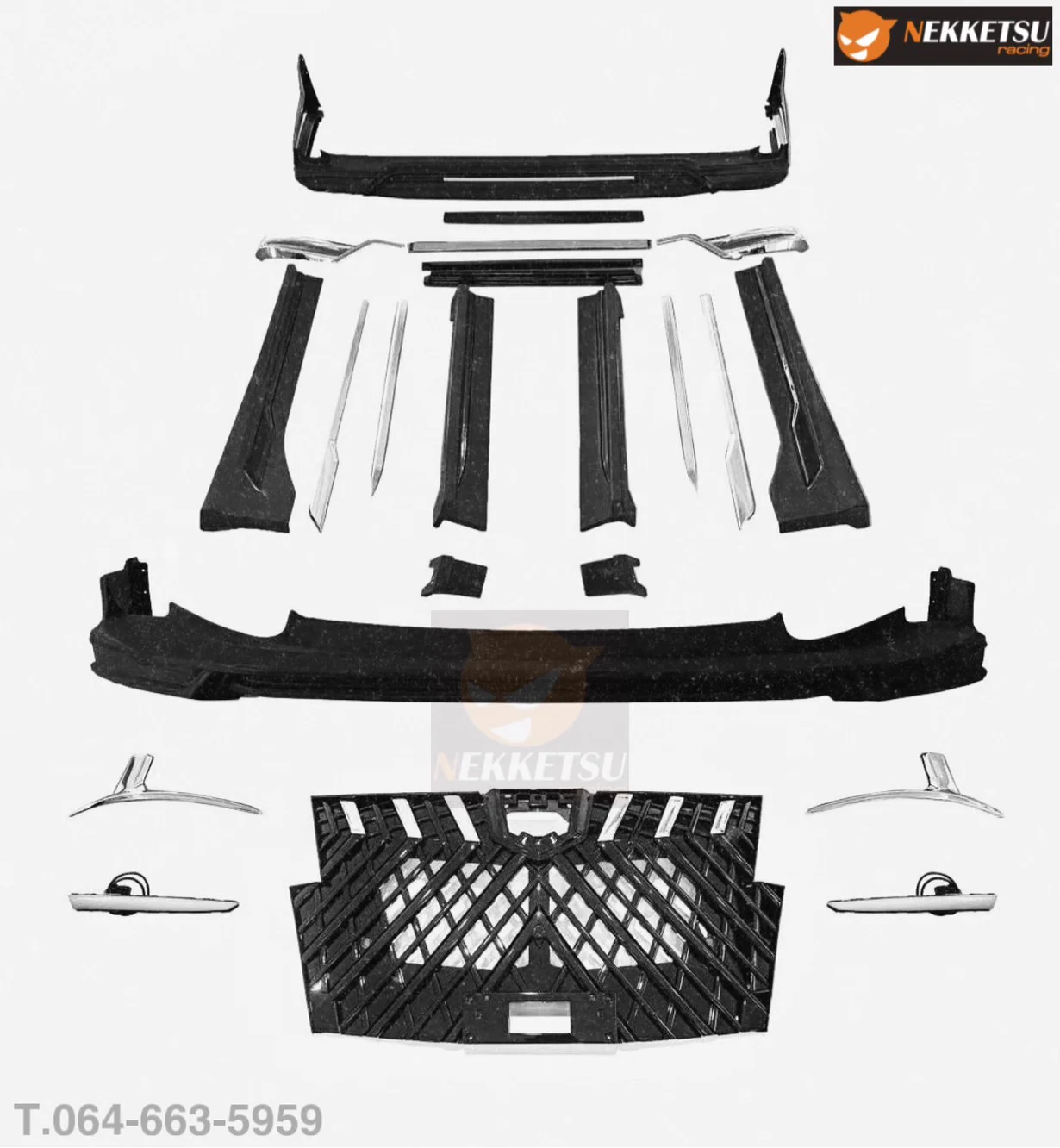 รูปชุดแต่ง ชุดแต่ง Toyota Alphard AH30 2018 2021 WALD Sport ภาพที่ 3