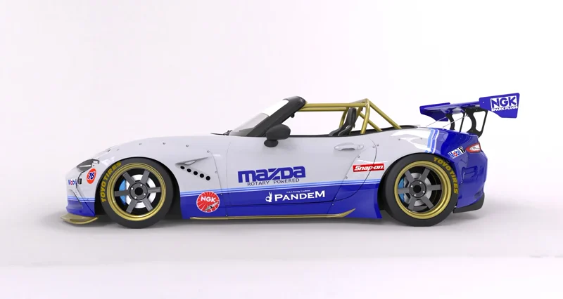 โป่งซุ้มล้อหลัง - 80mm (ชิ้นแยก) - V1.0 MAZDA ND MX-5 Miata Pandem ภาพสินค้าที่เลือก