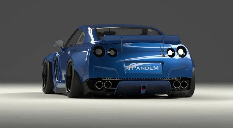 [ตัวเลือกเสริม] ดิฟฟิวเซอร์หลัง Side CFRP (ชิ้นแยก) - V2.0 NISSAN R35 GT-R Pandem ภาพสินค้าที่เลือก