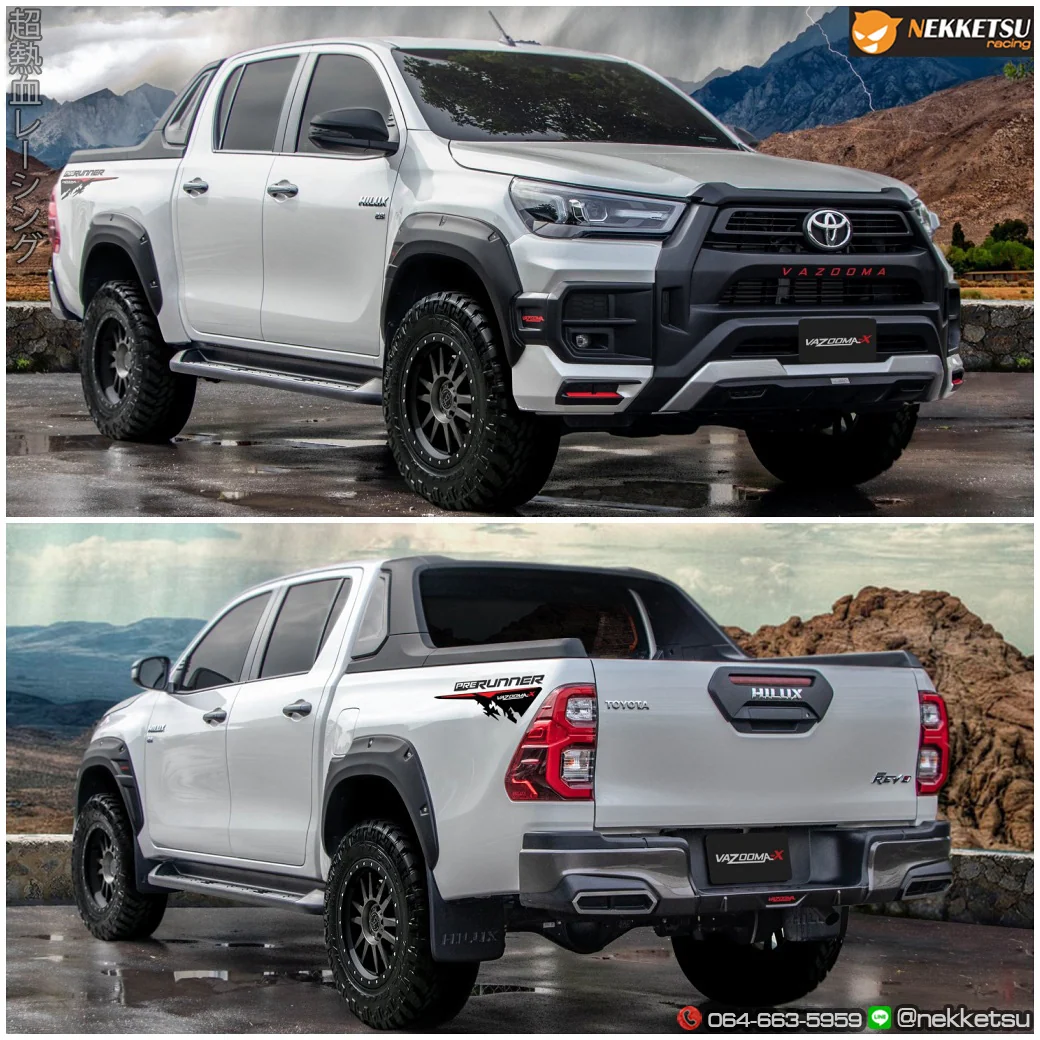 ชุดแต่ง Toyota Hilux Revo 2020 2024 Vazooma 4 Doors