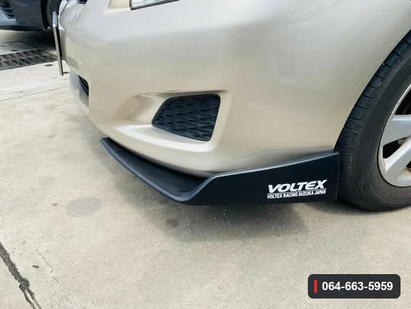 ภาพลิ้นต่อกันชนหน้า Toyota Corolla Altis E140 หลังติดตั้ง