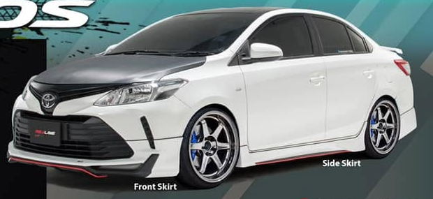 ชุดแต่ง TOYOTA VIOS RedLine Limited มุมหน้า