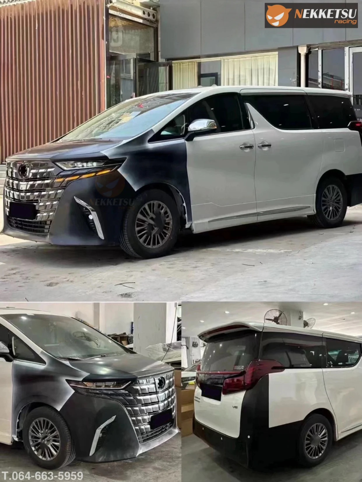 รูปชุดแต่ง ชุดแต่ง TOYOTA Alphard AH30 2018 2021 แปลงหน้า A40 2025 ภาพที่ 17