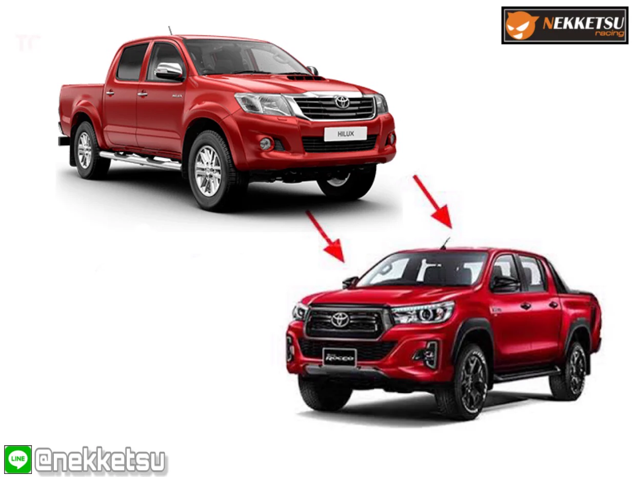 ชุดแต่ง Toyota Hilux Vigo 2008 2014 Vigo to Rocco 2018