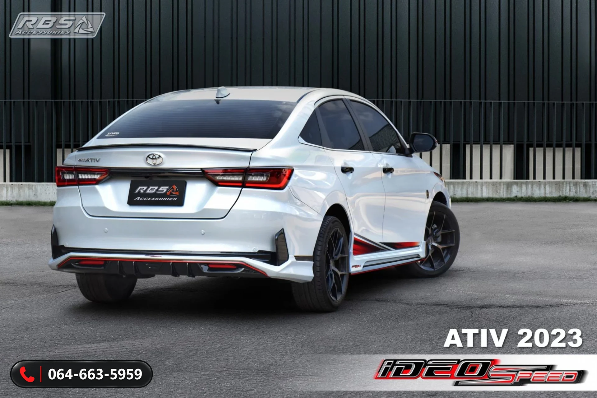 ชุดแต่ง TOYOTA YARIS ATIV 2023 IDEO SPEED RBS ภาพ 4