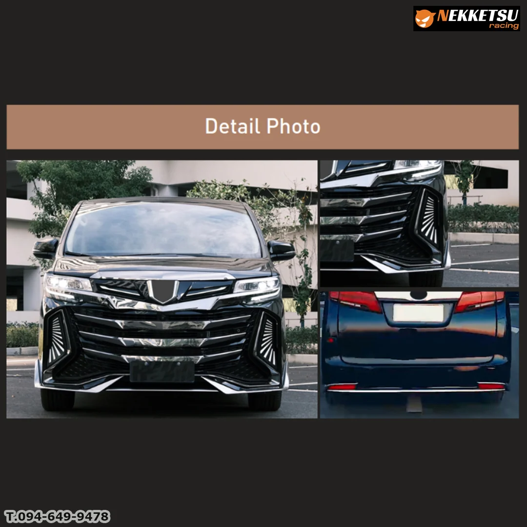 รูปชุดแต่ง ชุดแต่ง Toyota Alphard AH30 2018 2021 แปลงหน้า HAWK 40 ภาพที่ 2