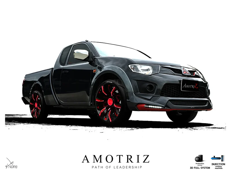 ชุดแต่งไทรทัน 2008 - 2014 by Amotriz - MITSUBISHI TRITON PLUS ชุดแต่งรถ ภาพ 6