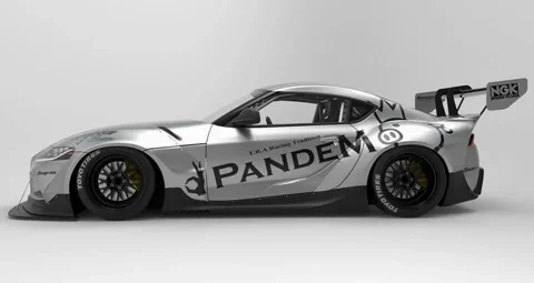 สเกิร์ตข้าง - requires DRL Kit (ชิ้นแยก) - V1.5 TOYOTA GR Supra A90 / A91 Pandem ภาพสินค้า 1