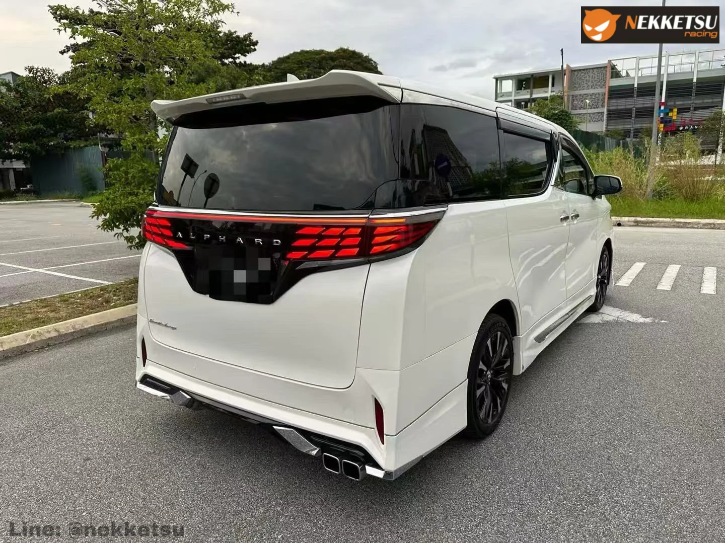 รูปชุดแต่ง ชุดแต่ง Toyota Alphard AH30 2015 2018 แปลงหน้า A40 2025 ภาพที่ 2