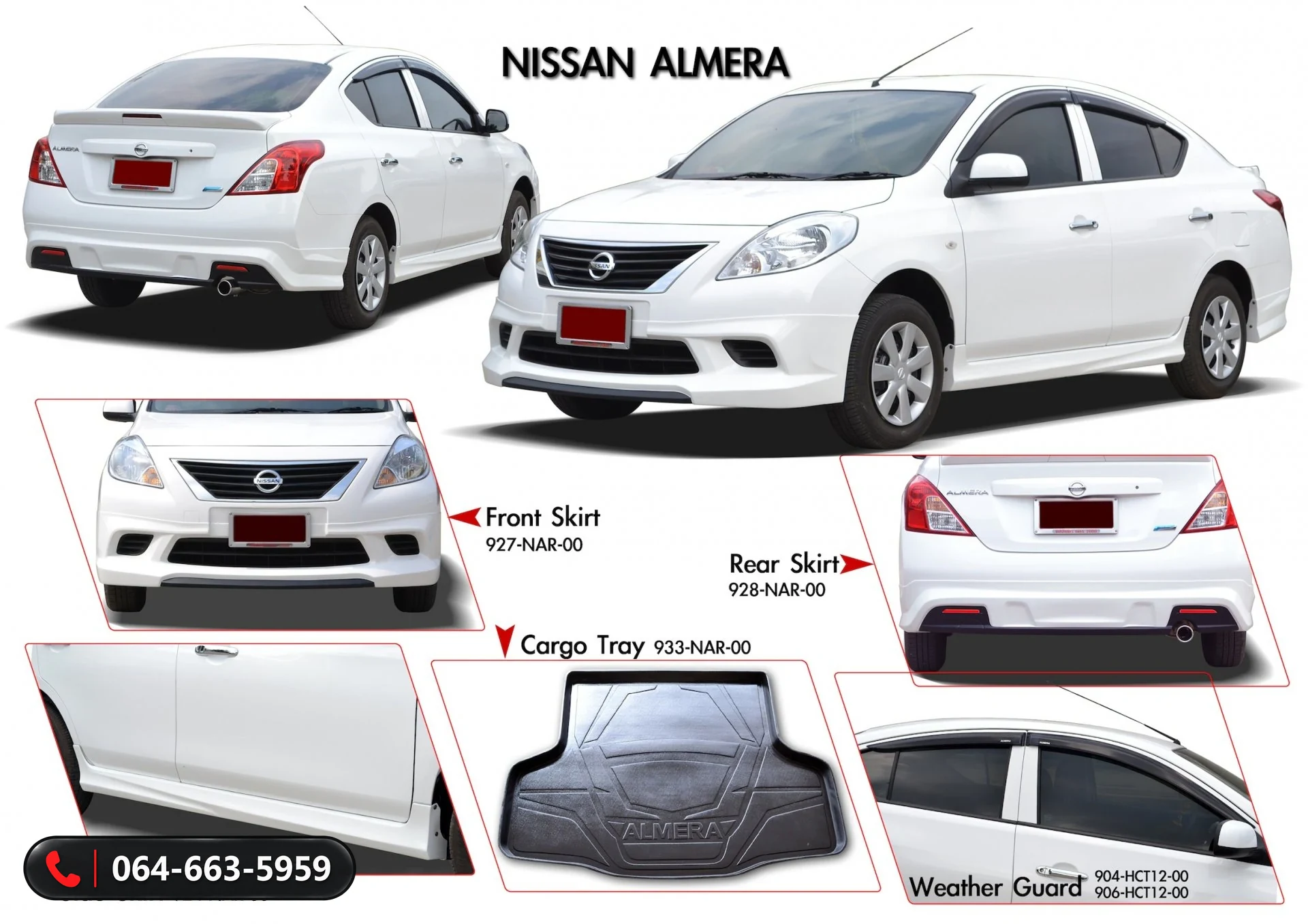ชุดแต่ง NISSAN ALMERA 2012 RBS ภาพ 2
