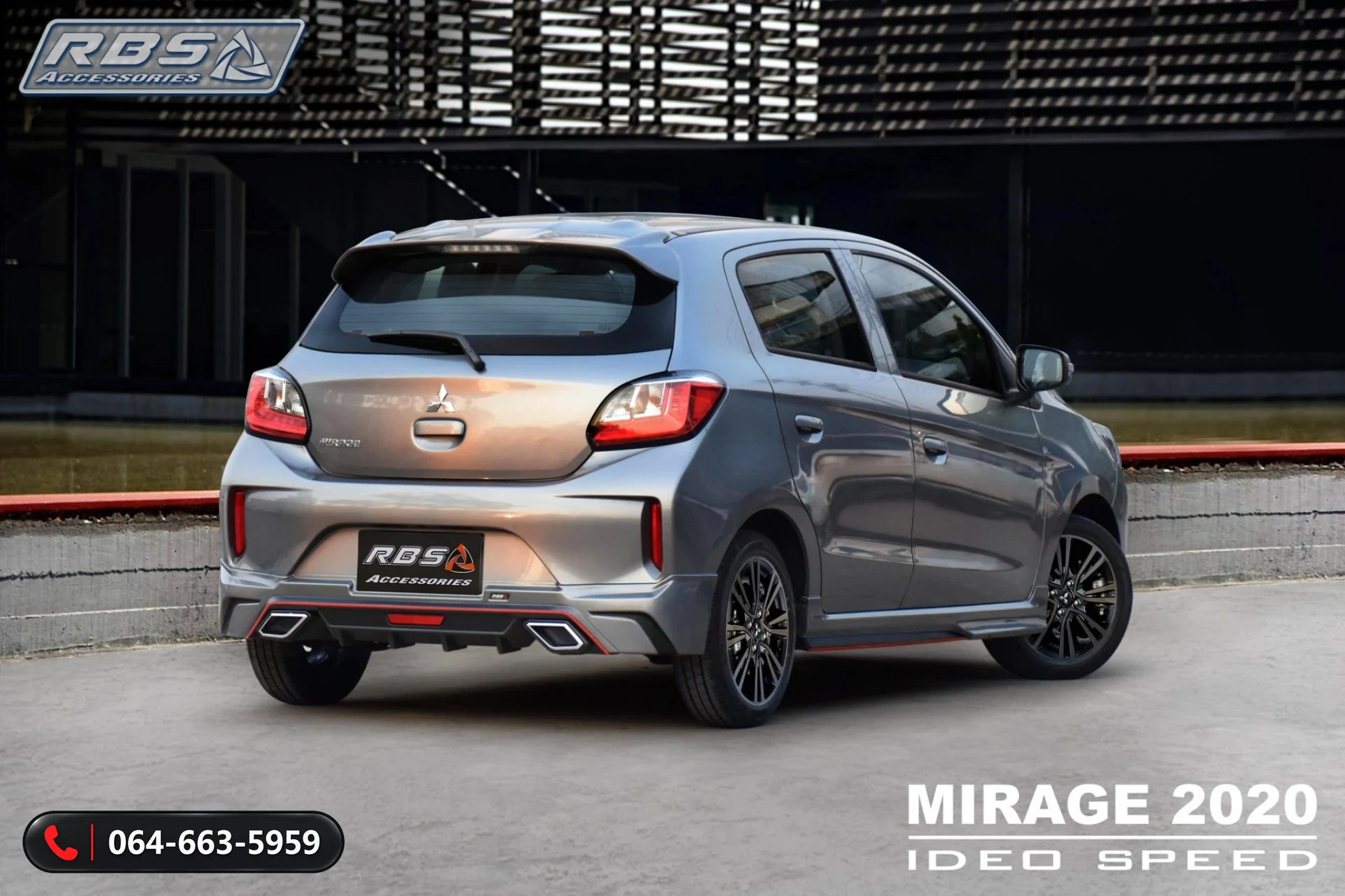 ชุดแต่ง MITSUBISHI MIRAGE 2020 IDEO SPEED RBS ภาพ 4