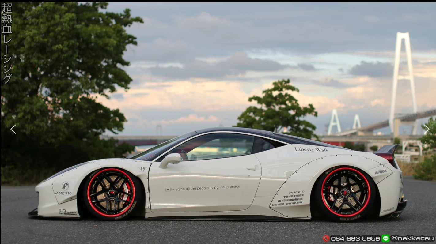 รูปชุดแต่ง ชุดแต่ง Ferrari 458 LB WORK ภาพที่ 4