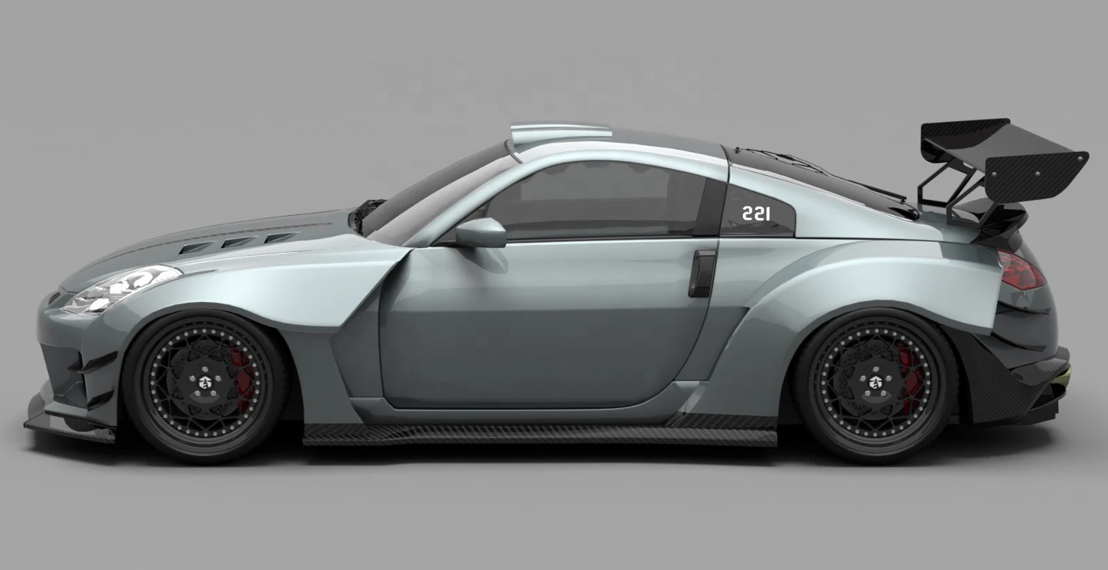 รูปชุดแต่ง ชุดแต่ง Nissan 350Z Wide Body 2021 ภาพที่ 4