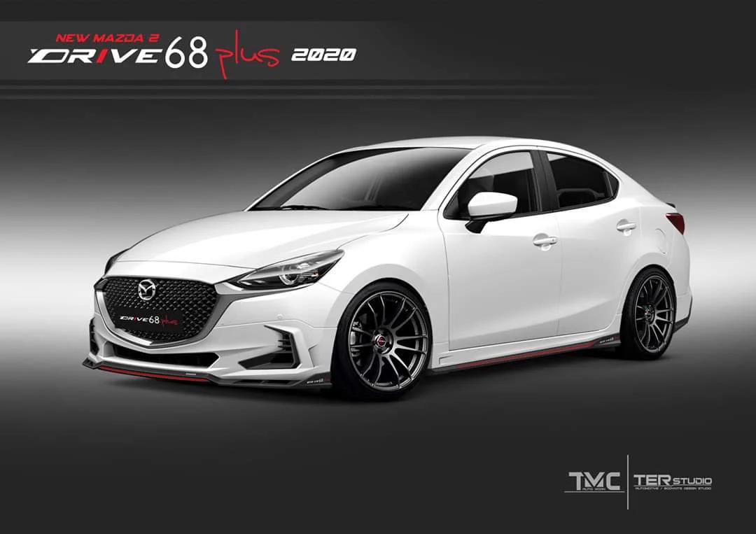 ชุดแต่ง Mazda Mazda2 2020 2022 Drive 68 Plus 4 ประตู