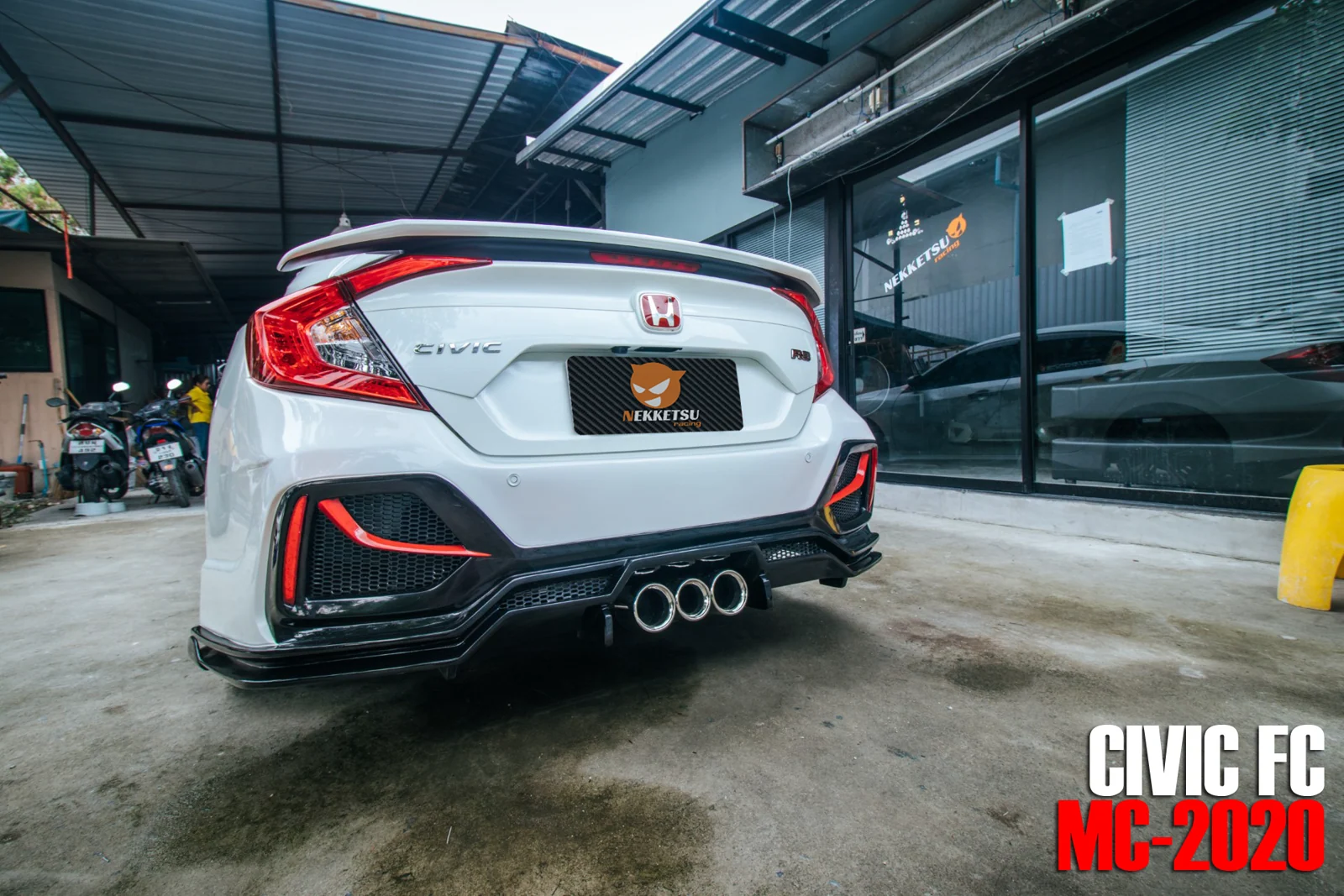 รูปชุดแต่ง ชุดแต่ง Honda Civic FC 16 21 Type MC 2022 ไม่ใส่โป่งเย็บ ภาพที่ 16