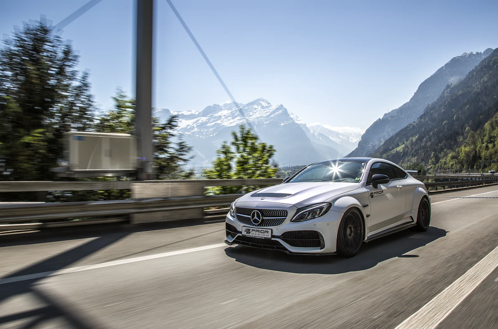 รูปชุดแต่ง ชุดแต่ง Mercedes-Benz C Class W205 2018 2020 PD Wide Body ภาพที่ 1